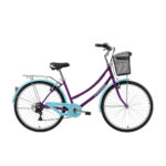 BICICLETA OXFORD 26 CYCLOTOUR 6V MORADO/VERDE