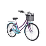 BICICLETA OXFORD 26 CYCLOTOUR 6V MORADO/VERDE - Imagen 2
