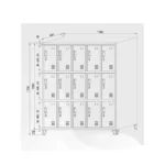 Lockers 5 cuerpos y 15 puertas - Imagen 3