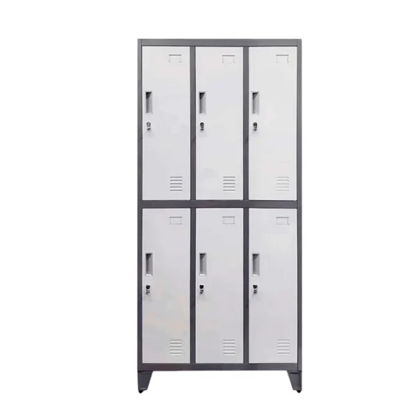 Lockers 3 cuerpos y 6 puertas
