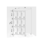 Lockers 3 cuerpos y 9 puertas - Imagen 3