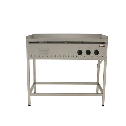 Plancha churrasquera lisa 100×60 cm Maigas