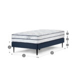 Cama Europea Autonomy Sky 1,5 Plazas 105 x 200 cm - Imagen 7