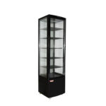 Vitrina Pastelera Vertical Negra 288 lts. 52x48.5x189 cm Maigas