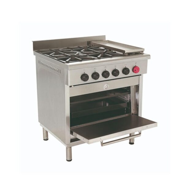 Cocina 4 platos, 1 horno, plancha churrasquera