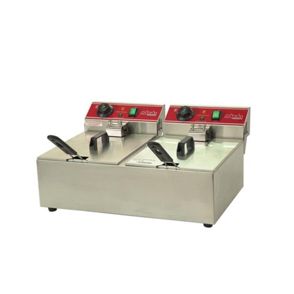 Freidora eléctrica 2 depósitos 12 Lts