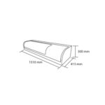 Vitrina de Sushi 62 lts. 151x41.5x31.5 cm - Imagen 4