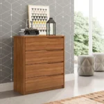 Comoda Amendola 4 Cajones 149 x 47 x 181 Cm - Imagen 5