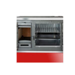 Cocina a leña Allegra Rojo Amesti - Imagen 6