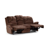 Sofá Reclinable 3C Jarrie Tela Chex Café  Manual