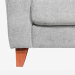 Sofá Seccional Parma Tela color Gris Perla Rosen - Imagen 6