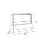 VITRINA EXPOSITORA  REFRIGERADA 140 CM - Imagen 2