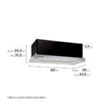 Campana de Cocina Extractora Fensa Retráctil 60cm - Imagen 2