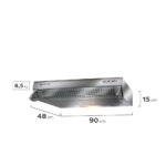 Campana de Cocina Extractora Mademsa 90 cm - Imagen 2