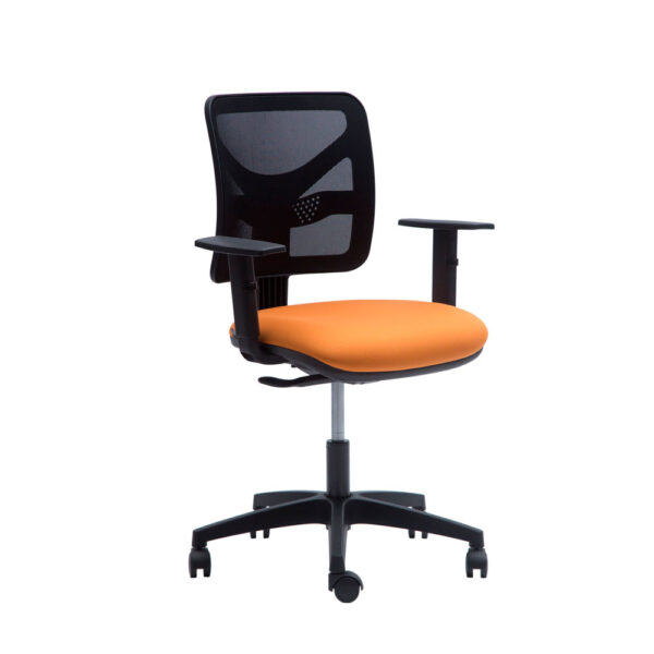 Silla de escritorio Y10 Medio Tapiz Mostaza