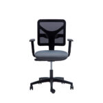 Silla de escritorio Y10 Medio Tapiz Gris - Imagen 2