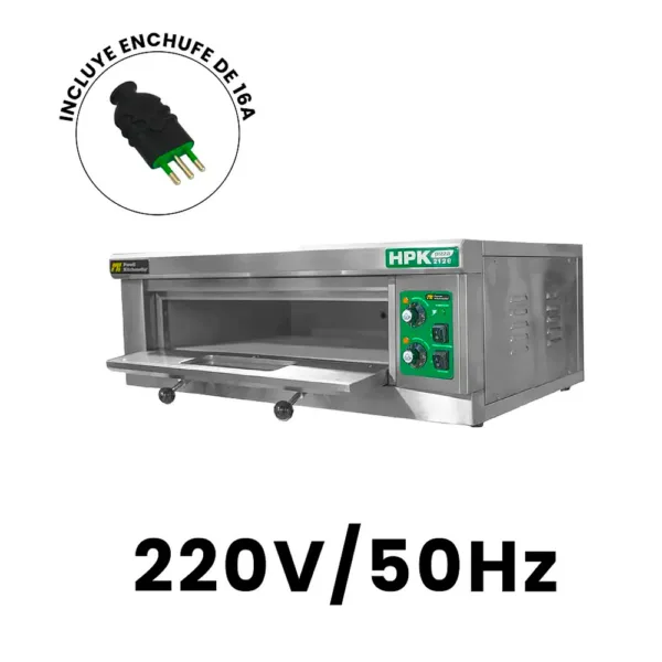 HORNO ELECTRICO PIZZERO HPK ACERO INOX
