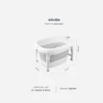 Bañera Aruba 100L AGUAMARINA Carestino - Imagen 2