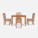 Juego Comedor Rectangular 4 Sillas Kansas - Imagen 2