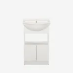 Vanitorio 2P Bajas Cannes Blanco 50 Cm - Imagen 2