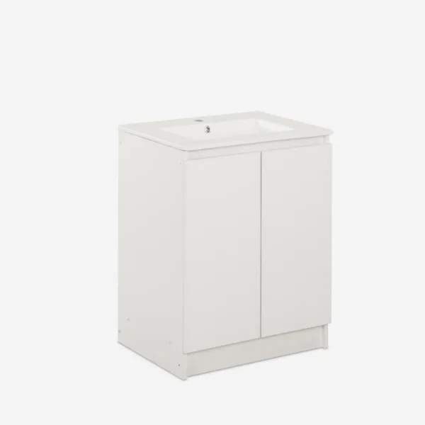 Vanitorio 2 Puertas Lisboa Blanco 60 Cm