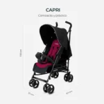 Coche CAPRI Rojo visor transparente - Imagen 8