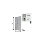 ARMARIO METALICO INDSUTRIAL 2 CASILLEROS 185 CM - Imagen 2