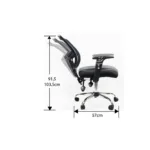 SILLA EJECUTIVA PRO BASE METALICA ERGONÓMICA - Imagen 3