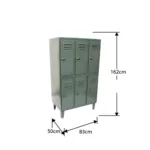 LOCKERS 3 CUERPOS 6 CASILLEROS - Imagen 2