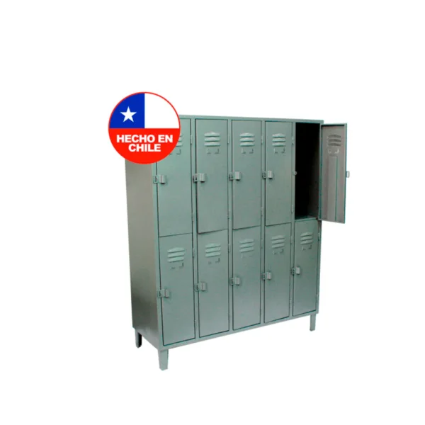 LOCKERS 5 CUERPOS 10 CASILLEROS
