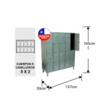 LOCKERS 5 CUERPOS 10 CASILLEROS - Imagen 4