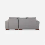 Sofá Seccional Derecho Color Gris Claro - Imagen 5